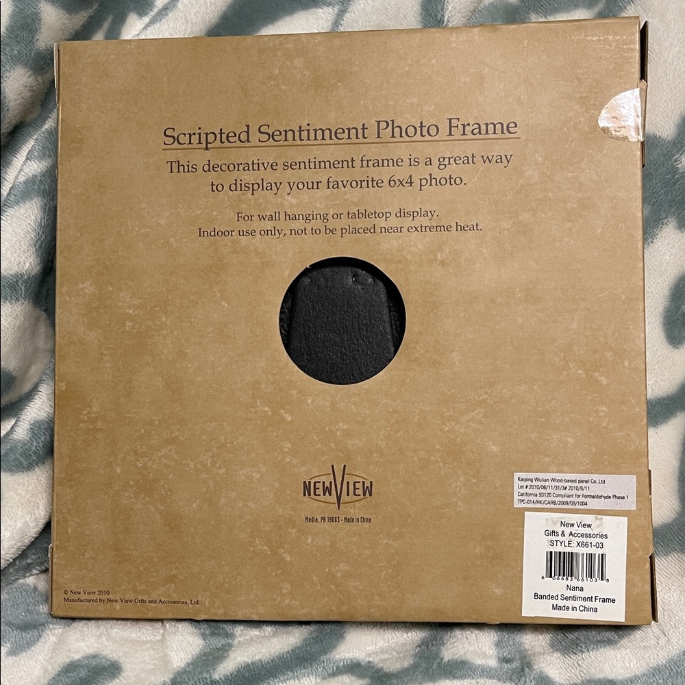 BNIB NEW VIEW SHADOW BOX “NANA IS ANOTHER NAME FOR LOVE” PHOTO FRAME HOLDS 6 x 4 - Picture 4 of 8
